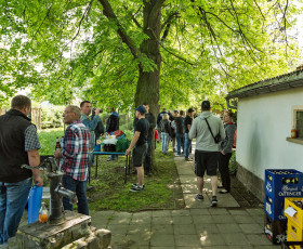 Sehr gut besucht war der diesjährige Hähnekrähwettbewerb am 21.Mai 2017